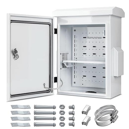 Outdoor Electrical Box, Cold-Rolled Steel Plate, Aluminum Alloy Back Beam by Namunanee