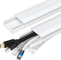 TV Cable Hider - 62.8in PVC Cord Hider Cable Management Wall, Paintable Cord by YCLYC