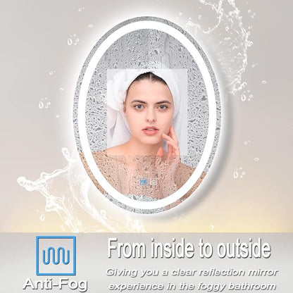 24 x 32 Inch Oval Vanity Mirror - Image 3