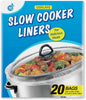 20 Counts Slow Cooker Liners and Cooking Bags, Extra Large Size Fits 6-10QT Pot by OOFLAYE