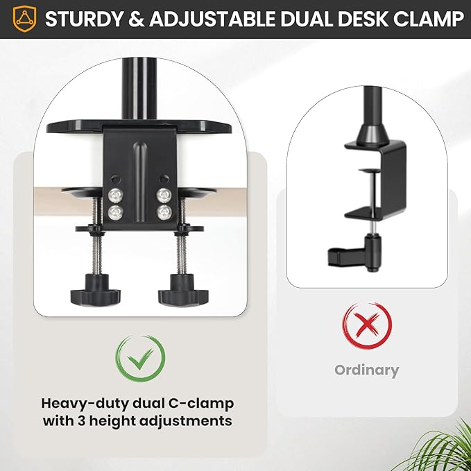 TARION Camera Arm Desk Mount: Heavy Duty DSLR Desktop Mount Camera Stand - Image 5