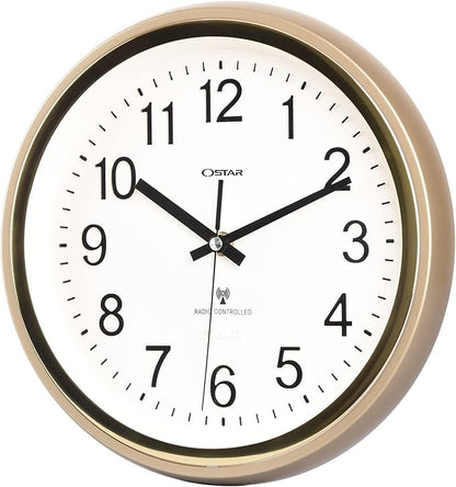 OSTAR Atomic Wall Clock, 11 Inch Round Battery Operated Clock - Image 3