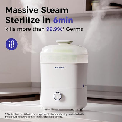 Bottle Sterilizer and Dryer, 99.999% Deep Sterilization, 6-min Rapid - Image 2