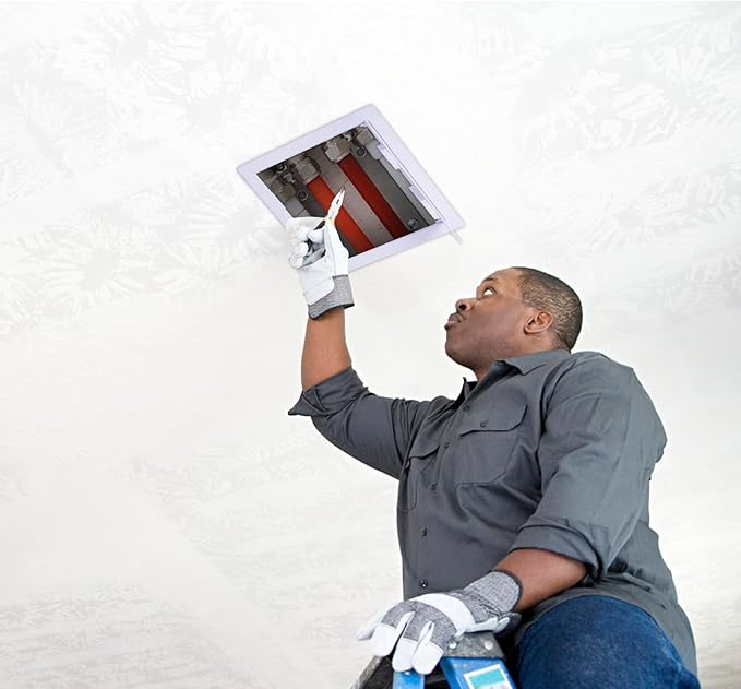 Suteck Plastic Access Panel for Drywall Ceiling 6 x 6 Inch Reinforced Plumbing - Image 6