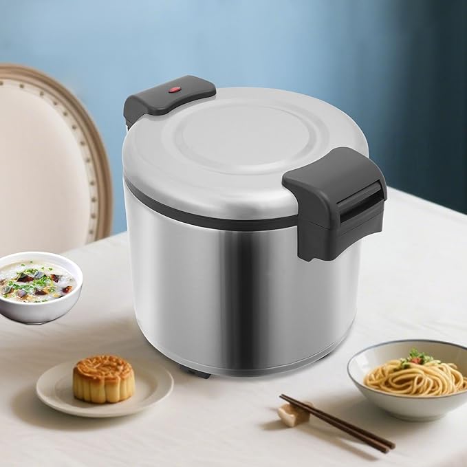 6.08Gal Commercial Rice Warmer Electric Non-Stick Pot Adjustable Temperature - Image 4