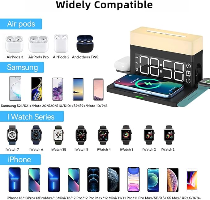 IHAO 6in1 Smart Alarm Clock - Image 8
