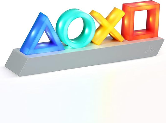 Paladone Playstation Heritage Icons Light, Desktop Game Room Lighting by Paladone