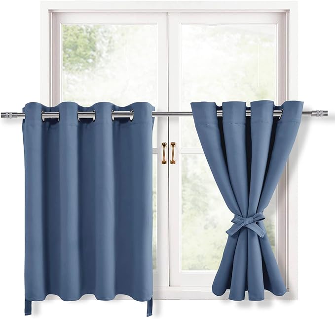 Hiasan Blackout Curtains for Bedroom, 52 x 30 Inches Long by Hiasan