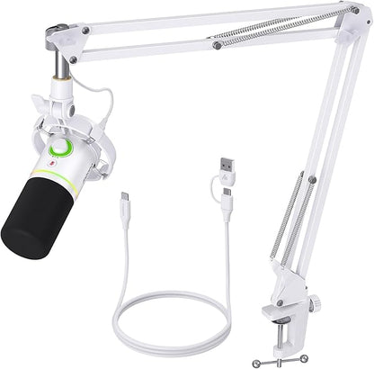 MAONO XLR/USB Dynamic Microphone Kit, RGB Podcast Mic by MAONO