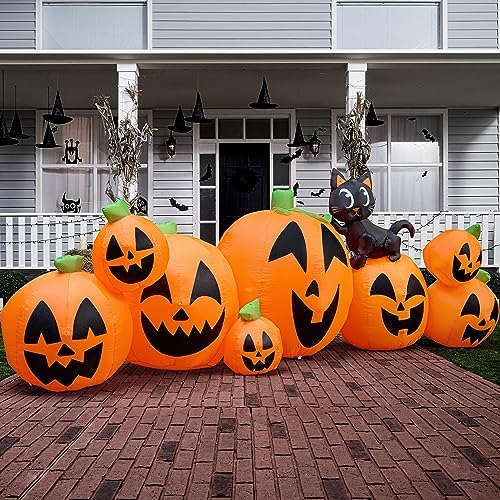 Joiedomi 10 FT Long Halloween Inflatables Outdoor Decorations, Blow Ups Infla...
