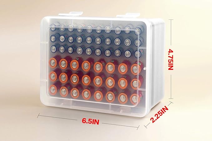 Battery Organizer Storage Box, Garage Case Holder - Image 5
