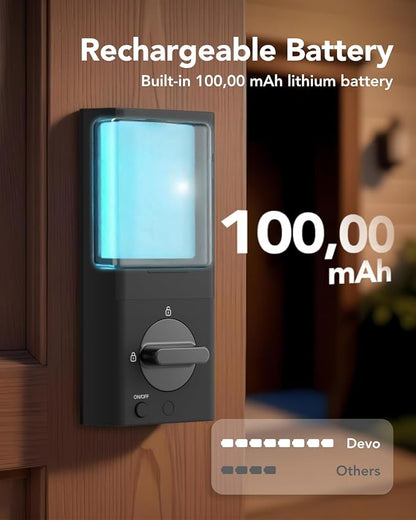 Devo G1 Video Smart Lock with Camera&Doorbell, 6-in-1 Keyless Entry Door Lock - Image 6
