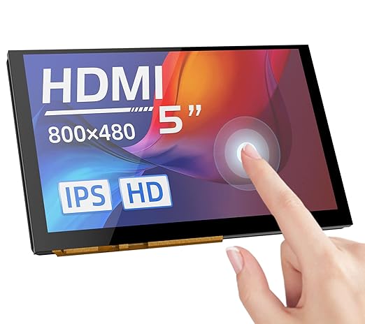 BIGTREETECH 5 inch HDMI Touch Screen Display 800x480, IPS 160° View Angle by BIGTREETECH