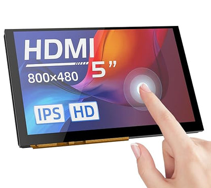 BIGTREETECH 5 inch HDMI Touch Screen Display 800x480, IPS 160° View Angle by BIGTREETECH