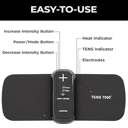 TENS 7000 Heat + TENS Unit for Menstrual Cramp Relief - Image 5