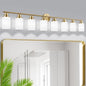 Guliaofo 8-Light Vanity Lights, Brushed Gold Bathroom Light Fixture by GuliaofoLights