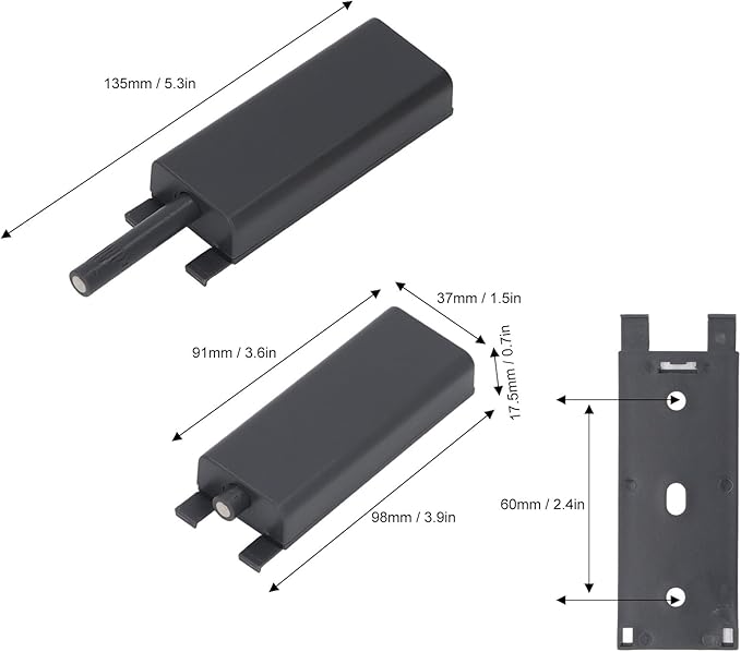 Magnetic Push Latch, Heavy Duty Touch Latches, Smart Automatic Electric - Image 7
