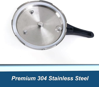 XINFU Heavy Duty 304 Stainless Steel Pressure Cooker 4.2 Quart, Serves 1-3 - Image 5