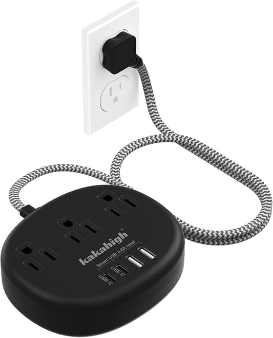 Short Extension Cord Black by YourBetterchoice