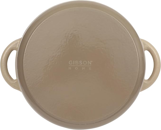 Gibson Home Addlestone 7 Qt Enameled Cast Iron Dutch Oven Pot - Image 7
