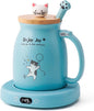 Bsigo Coffee Mug Warmer & Cute Cat Mug Set, Candle Mug Warmer by SmartTool%E2%80%A2BetterLife