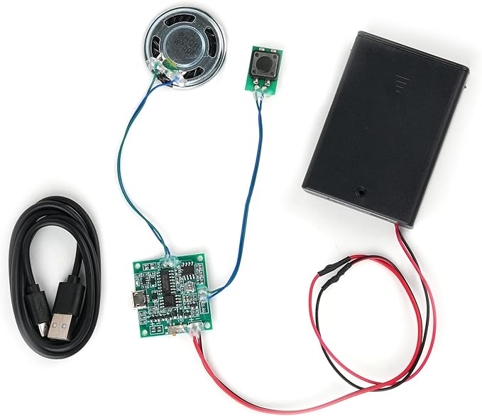 Geekstory Recordable Sound Module 8M Button Control Music Voice Chip by WelcometoGeekstory