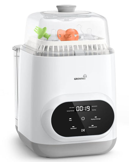 Grownsy EaseClean Bottle Washer Pro | All-in-One Bottle Washer and Sterilizer by GROWNSY