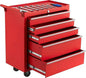 IDEALHOUSE Rolling Tool Chest, 5 Drawers Tool Storage Cabinet, Toolbox by IDEALHOUSE