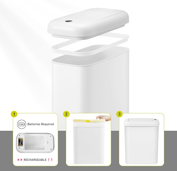 EKO Automatic Bathroom Trash Can - Image 8
