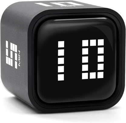 Rotating Productivity Timer 5, 60 Minutes Preset, Desk Cube w/Gravity Sensor by Exlliy