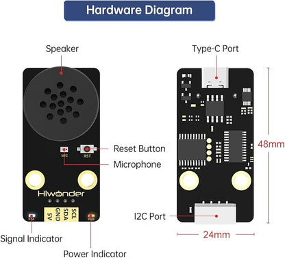 AI Voice Sensor Module Voice Broadcasting Command Recognition Custom Wake Words - Image 6