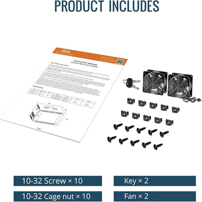 Tecmojo 9U Wall Mount Rack - Image 6