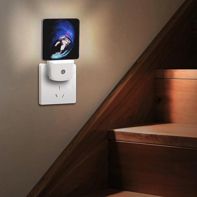 Space Astronaut Night Light, Plug into Wall Decor Nightlights - Image 6