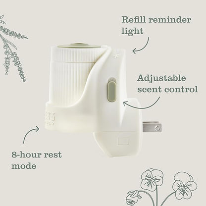 MRS. MEYER'S Clean Day Premium Scented Oil Diffuser, Wall Plug in Air Freshener - Image 3