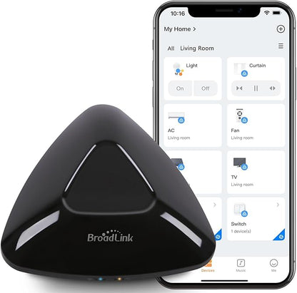 Broadlink RM MAX Smart Home Hub, Wi-Fi & BLE Universal Remote by BroadlinkOnline