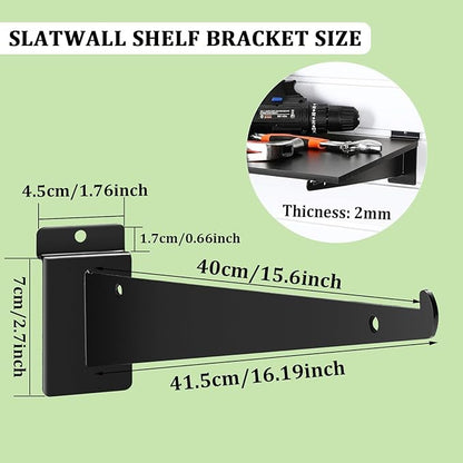 16 Inch Slatwall Shelf Bracket - Image 2