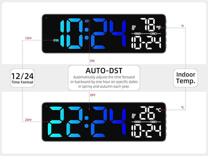 Large LED Digital Wall Clock - Image 5