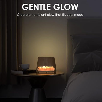 SALKING 2-in-1 Ultrasonic Essential Oil Diffuser & Himalayan Salt Lamp - Image 5