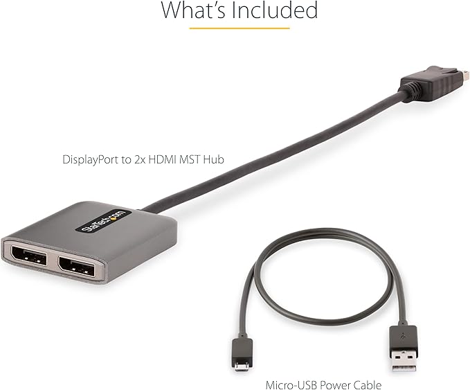 StarTech.com DP to Dual HDMI MST HUB - Image 8