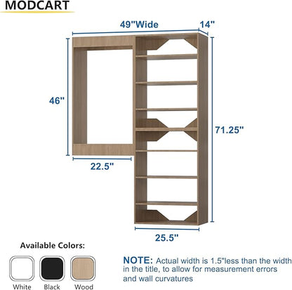 Modular Closet System, Wood Storage - Image 2