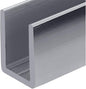 Brixwell SDCD38PS-CCP36 Polished Stainless 3/8" Fixed Panel Shower Door Deep by Brixwell