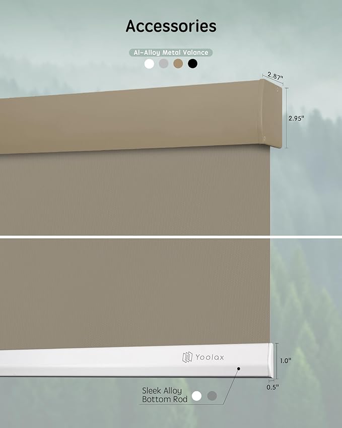 Yoolax Motorized Blinds with Remote, Waterproof Smart Blinds - Image 6