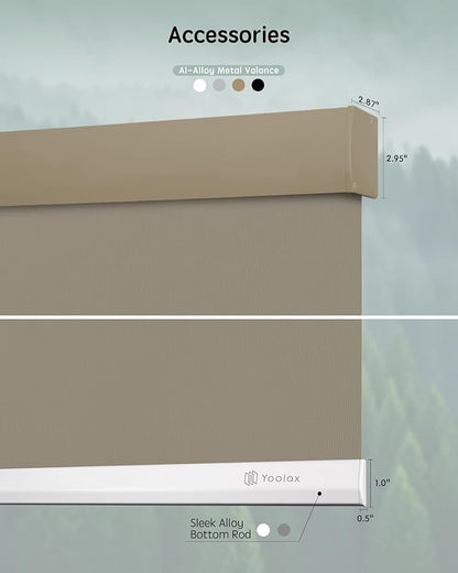 Yoolax Motorized Blinds with Remote, Waterproof Smart Blinds - Image 6
