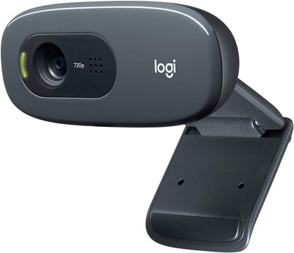 Logitech C270 HD Webcam, Widescreen HD Video Calling, Light Correction by Logitech