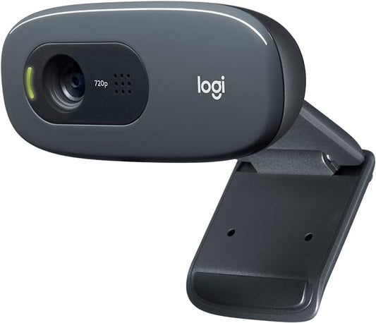 Logitech C270 HD Webcam, Widescreen HD Video Calling, Light Correction by Logitech