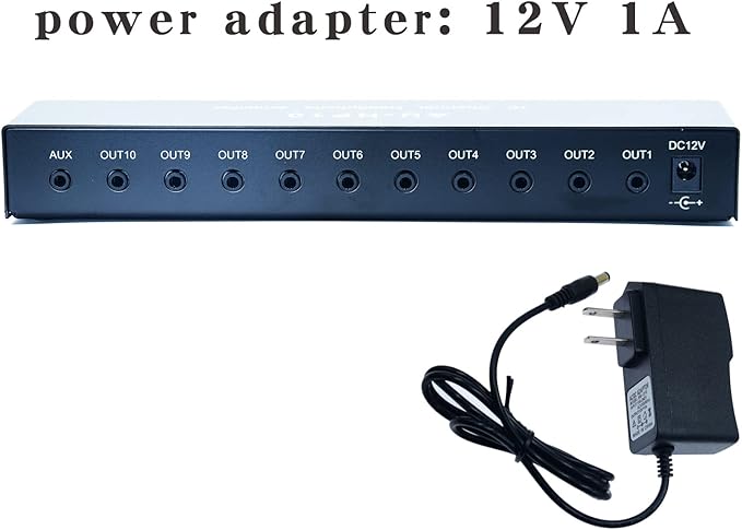 aux Mini Jack TRS 3.5 mm Input 1 in 10 Out Channel Headphone Amplifier Stereo - Image 4