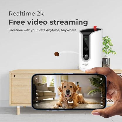 WaggleCam 2K Pet Camera and Treat Dispenser - Image 2