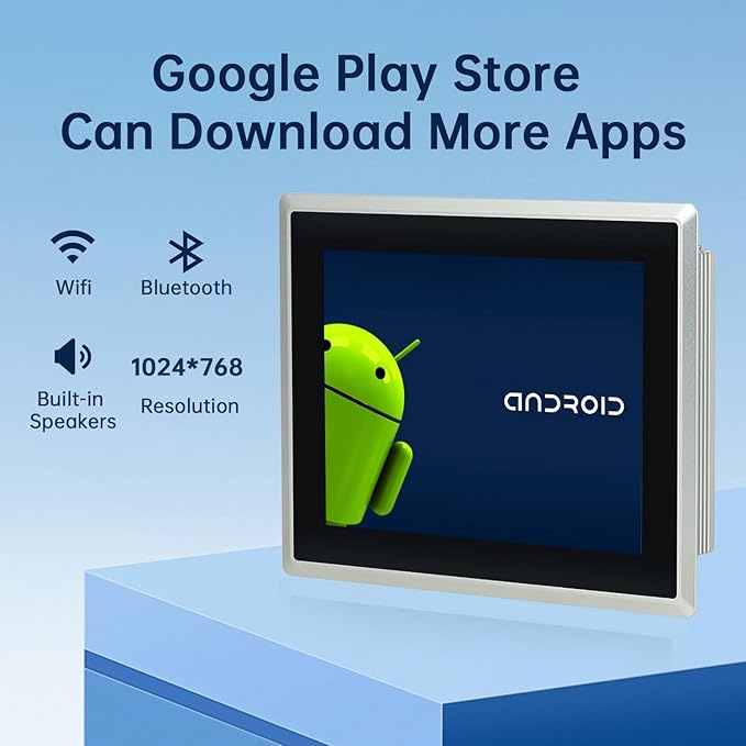 8-Inch Touchscreen Monitor, Ratio 4:3 Embedded Industiral Touch Screen Tablet - Image 3
