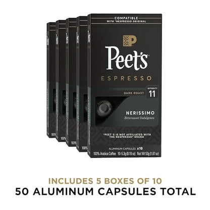 Peet's Coffee, Dark Roast Espresso Capsules, Compatible - Image 2