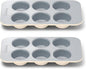 Caraway Nonstick Ceramic 6 Cup Muffin Pan Duo – Non-Toxic, PTFE & PFOA Free – by Caraway